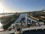 In de sluis