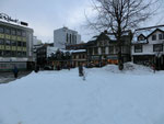 Een grasveld in het centrum