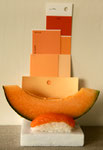 Salmon/Melon palette. Photograph © Eve Ashcraft