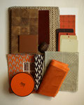 Orange, Brown, Neutral inspiration palette. Photograph © Eve Ashcraft