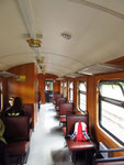 Im Wagen der Fichtelbergbahn