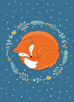 Fuchs im Kranz
