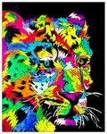  Titre : GUEPARD  Médium :  Encre sur papier   Dimensions :  40 x 30 cm  Année : 2018  DISPONIBLE 