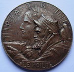 médaille de table d'Hyppolite Lefebvre, 55 mm, bronze, rare R4