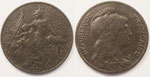 10 centimes Dupuis en bronze en circulation pendant la guerre