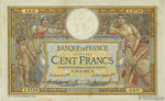 billet de cent francs gravé par Luc Olivier Merson daté de 1915