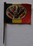 Publicité d'avant 1917 (manque le drapeau américain) : drapeau belge