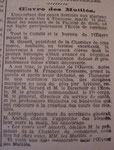 article de mai 1915 de l'Indépendant (Perpignan) cocernant une journée des mutilés à Toulouse.