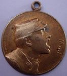 R1 amusante médaille patriotique. Graveur : O. Charles.