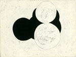 Der Mond zeigt mir meine eigne Gestalt I, 2007, 40 x 30 cm, Eitempera auf Voile