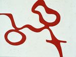 Winterreise 14, 2004, 85 x 60 cm, Eitempera auf Voile