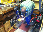 Feintuning an Tauchers Bike