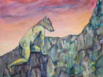 Aussicht, Acryl auf Baumwolle, 80 cm x 60 cm, 2020