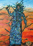 Gorgo Medusa, Gorgo Medusa, Acryl auf Leinwand, 60 cm x 80 cm, 2025