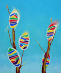 2011: Fantasy-Flowers - Óleo sobre lienzo - 120 x 100 cm