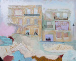 2013: Fachadas en La Habana - Mischtechnik auf Leinwand - 120 x 150 cm