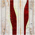 Red Flowers - linker Teil 60 cx 60 cm