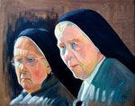 2005: Gesichtsstudie Nonnen - Öl auf Leinwand - 70 x 90 cm