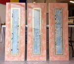 Swimming in the Pool - Técnica mixta sobre madera con resina epoxi - 3x (120 x 40 cm)