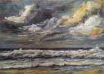O.T. - Acryl auf Leinwand - 50x70 cm - 2023