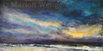 Meerestimmung - Acryl auf Leinwand - 30x60 cm 2015/2021 (in Privatbesitz)