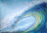  Große Welle - Acryl auf Leinwand - 100x140 cm - 2025