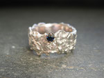 Rose of B612 - sapphire  "惑星B612の薔薇"  Ring (Silver 925, Sapphire)