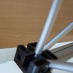 ES-Mini-Counter / Detail Aluminium-Faltstruktur