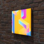 Pixlip Poster im dunklen Raum