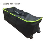 Messewand Stoff Knopfloch große Transporttasche mit Rollen