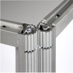 Euroframe Faltwand Rahmen-Eckverbindung