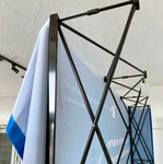 Popup Messewand gerader Seitenabschluss