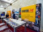Gerade Messewand Stoff Rückwand Messestand