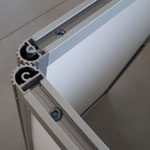 Euroframe Faltwand Rahmen-Eckverbindung