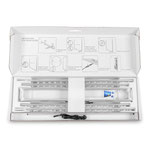 LED BOX Lightbox in Kartonbox (silberne Profile) 