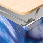ET-Counter / Detail Befestigung Thekenplatte