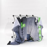 Popup Messewand Stoff gebogen auffalten 1