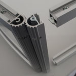 Euroframe Faltwand Verbindung der Aluminiumrahmen