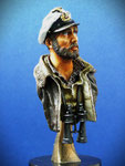 Commandant de U-Boot - Bust résine 1/10ème.