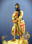 Croisé à la bataille de MANSOURAH, le 8 février 1250 - Figurine métal 90mm