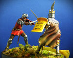 Konrad VIII Von LANDAU CONTRE John HAWKWOOD - Bataille de CANTURINO 22-04-1363