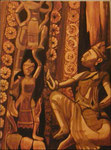 (Pagodendeko I) (40 x 50 cm)