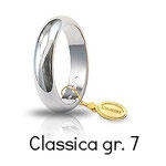 Fede Unoaerre Classica Oro Bianco Grammi 7 Referenza: 70AFN1