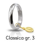 Fede Unoaerre Classica Oro Bianco Grammi 3 Referenza: 30AFN1B