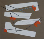 o.T.  Papiere unterschiedlicher Qualitäten und Farben   50x60cm  2010