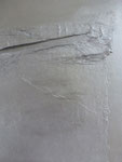 "schwarz sehen" handgeschöpftes Papier, Ölfarbe und Dispersionsfarbe auf Leinwand  30x24cm   2014