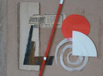 o.T.    verschiedene  Papiere, Pappe und Holz  26x24cm  2014