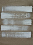 o.T. Öl auf unbehandeltem Leinen  50x50cm     2014 