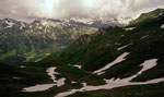 Panoramica dal Passo di Gana Negra sul Passo del Lucomagno (HDR) , Val di Blenio , Ticino ,Svizzera. Info; 6 foto unite in HDR , Nikon D3S + 24-70mm f2.8 Zoom Nikon a 24mm a f10 1/320 a ISO 800 + filtro degradande 0.6 su cavalletto