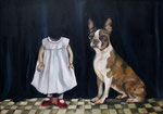 Michaela Classen: *Kopflos*, 2009, Öl/Leinwand, 60 x 80 cm